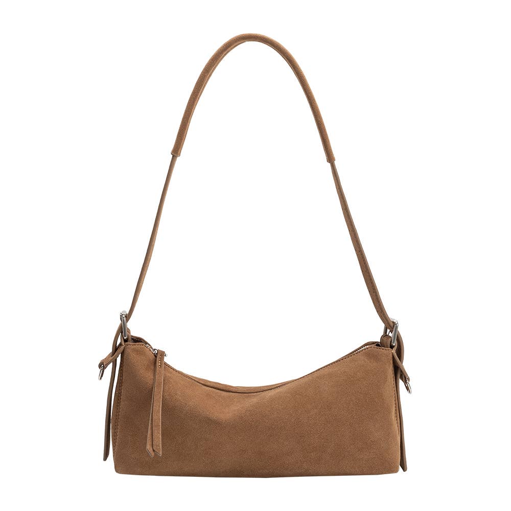 Valeria Camel Shoulder Bag