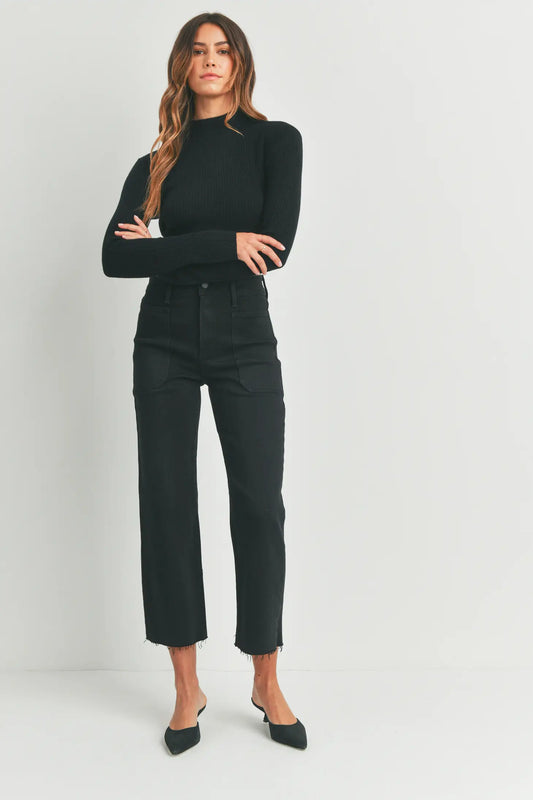 Black Utility Jeans