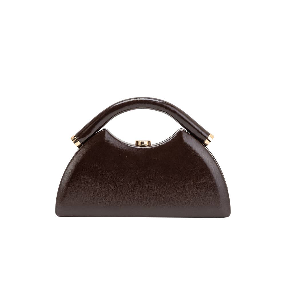 Roz Espresso Top Handle Bag
