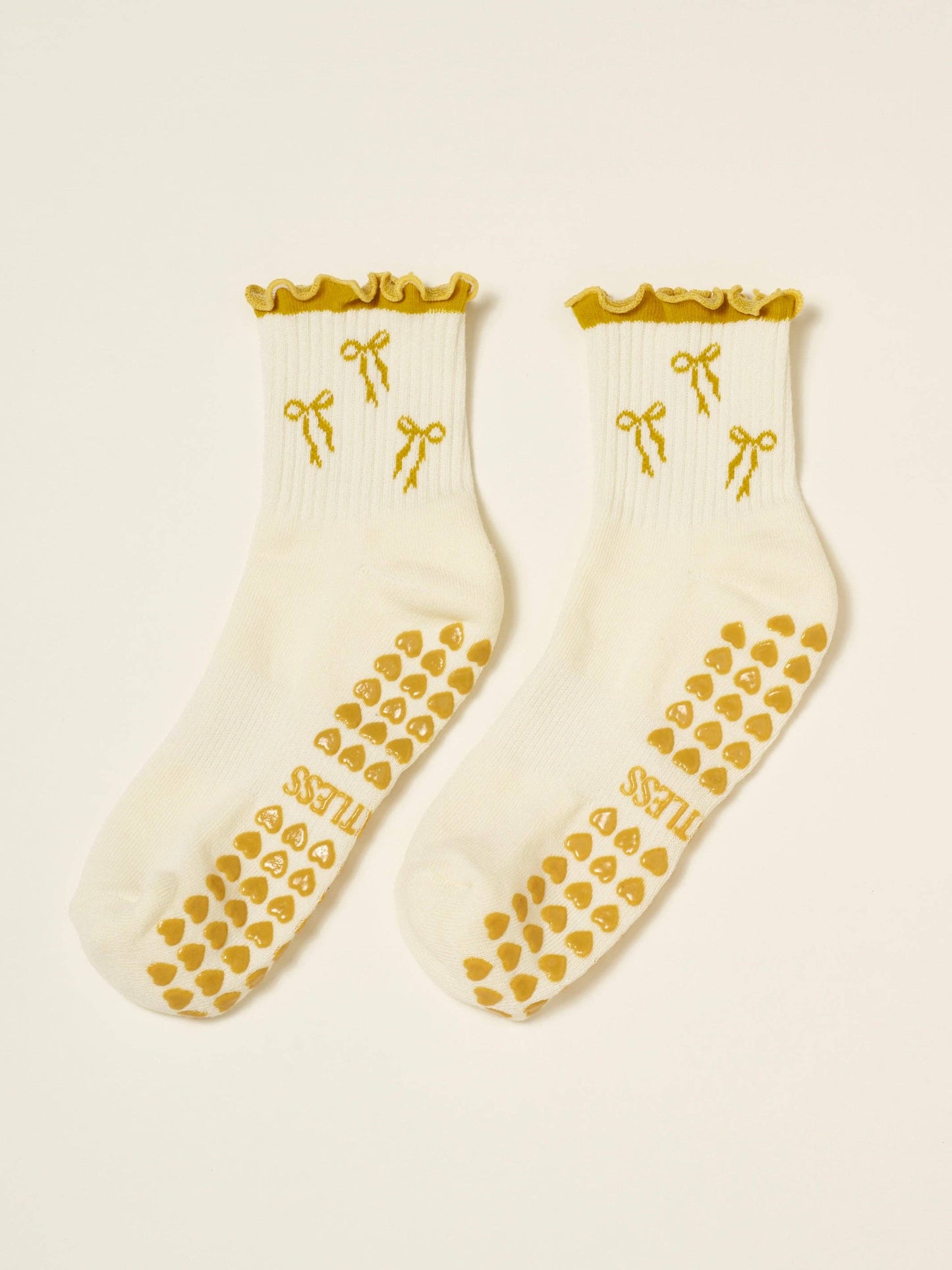 🎀 Bow Ruffle Grip Sock