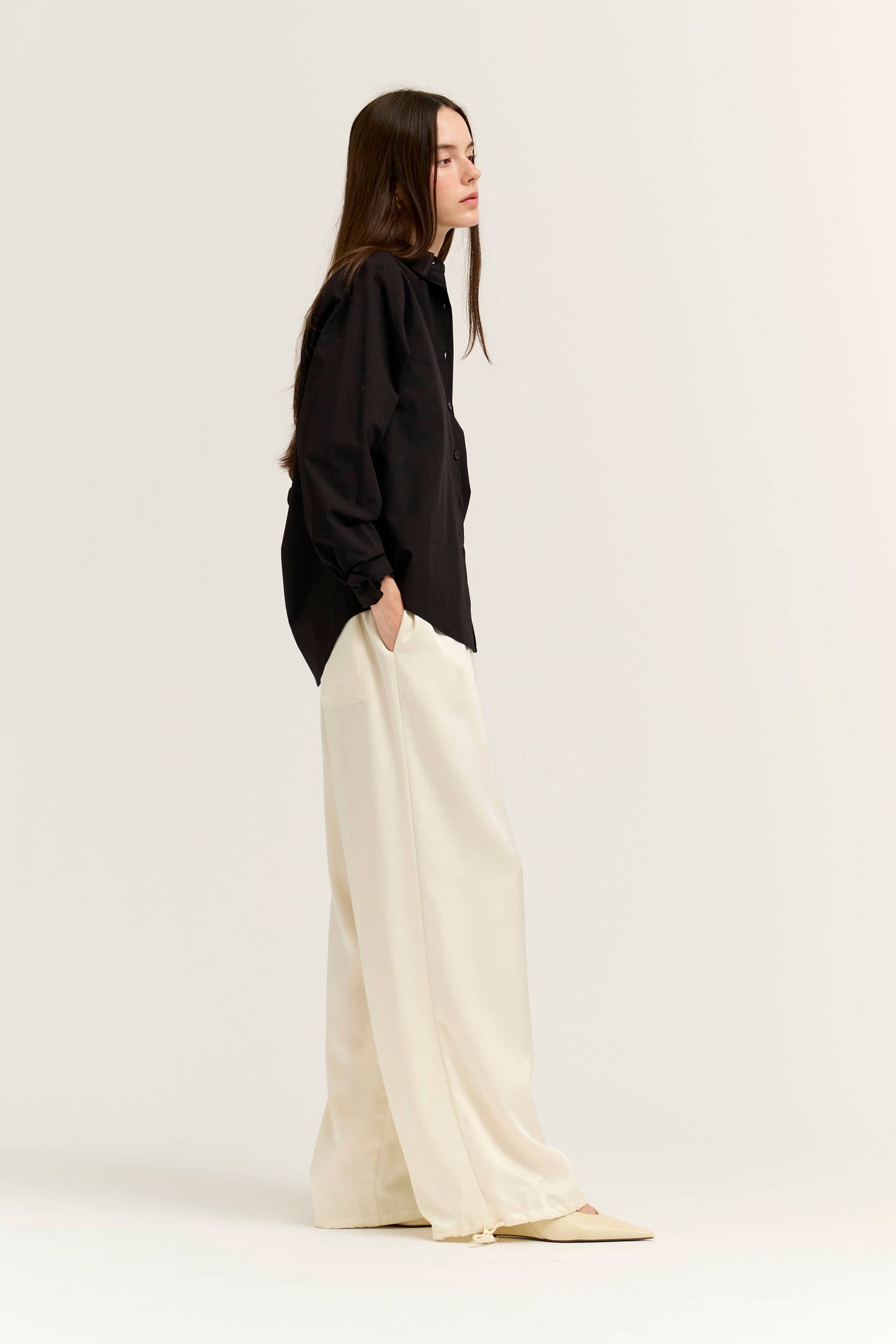 Basic Black Button Up