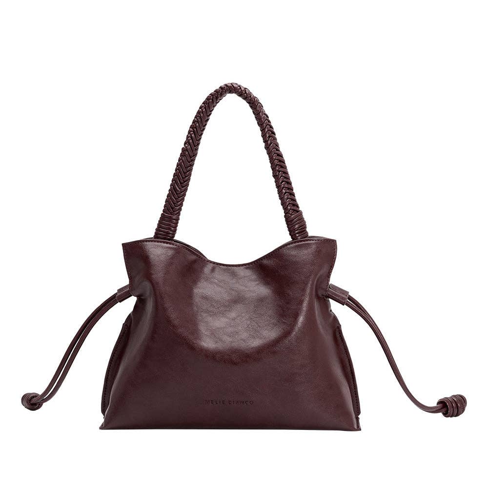 Moira Burgundy Top Handle Bag