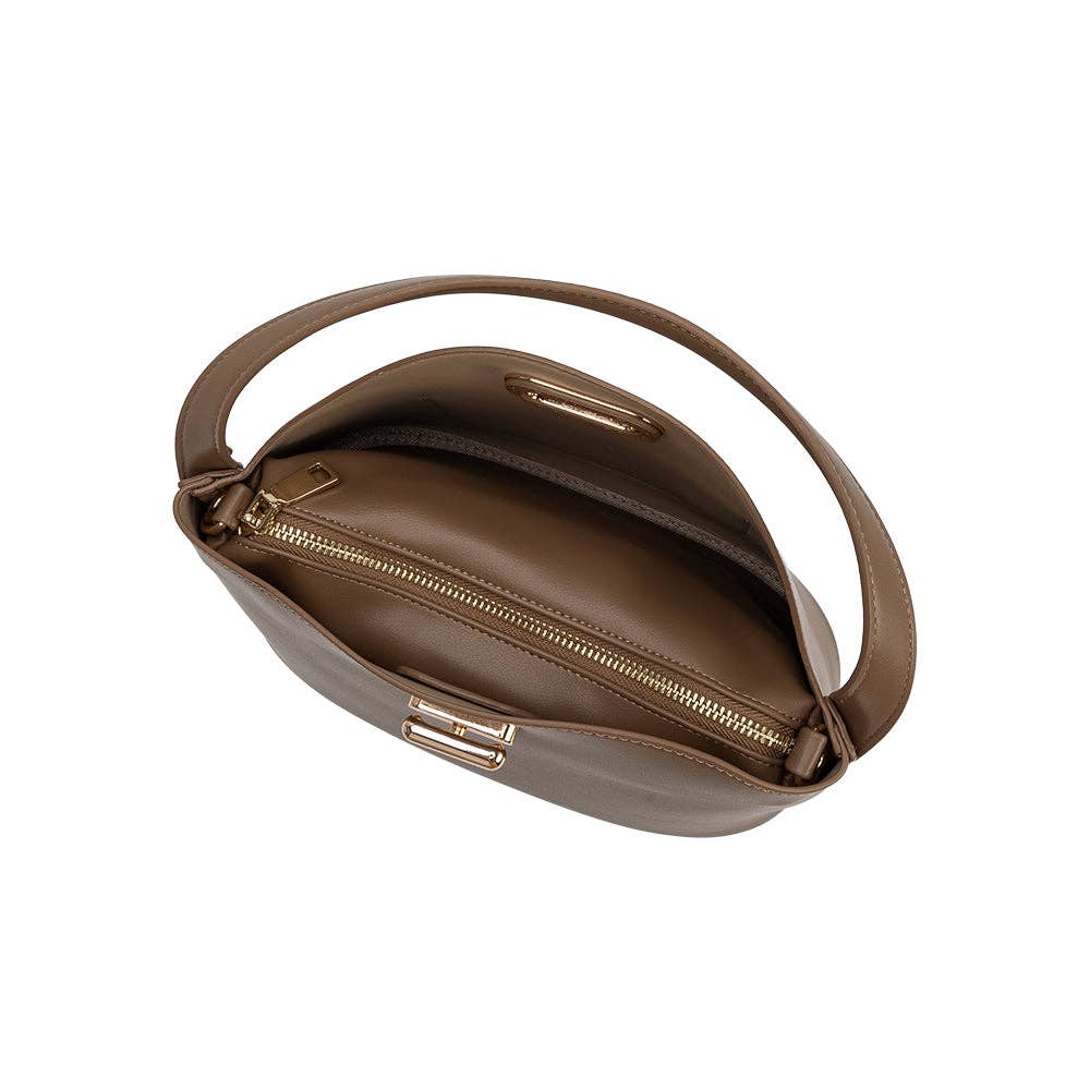 Lana Taupe Crossbody Bag