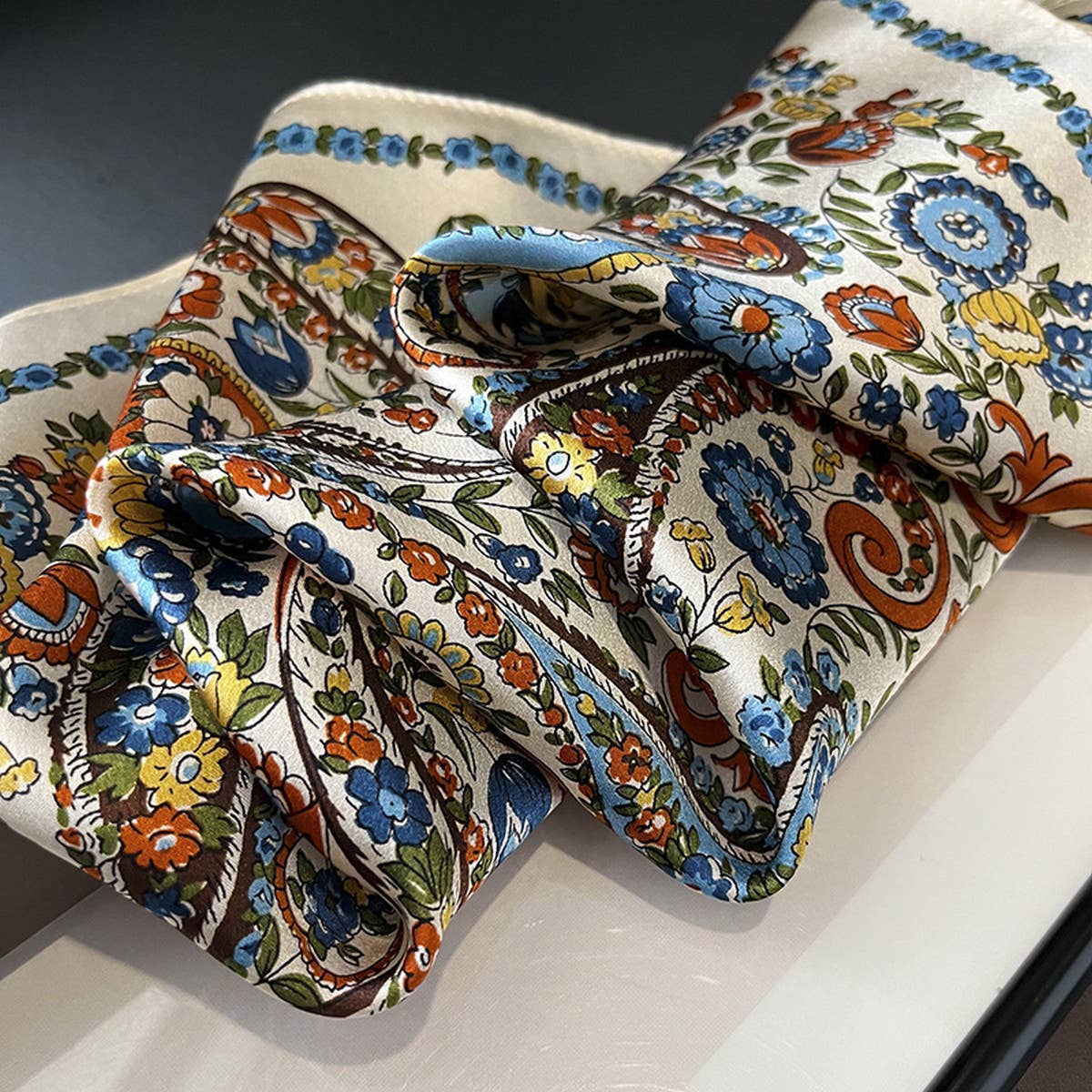 Hometown Honey Silk Scarf