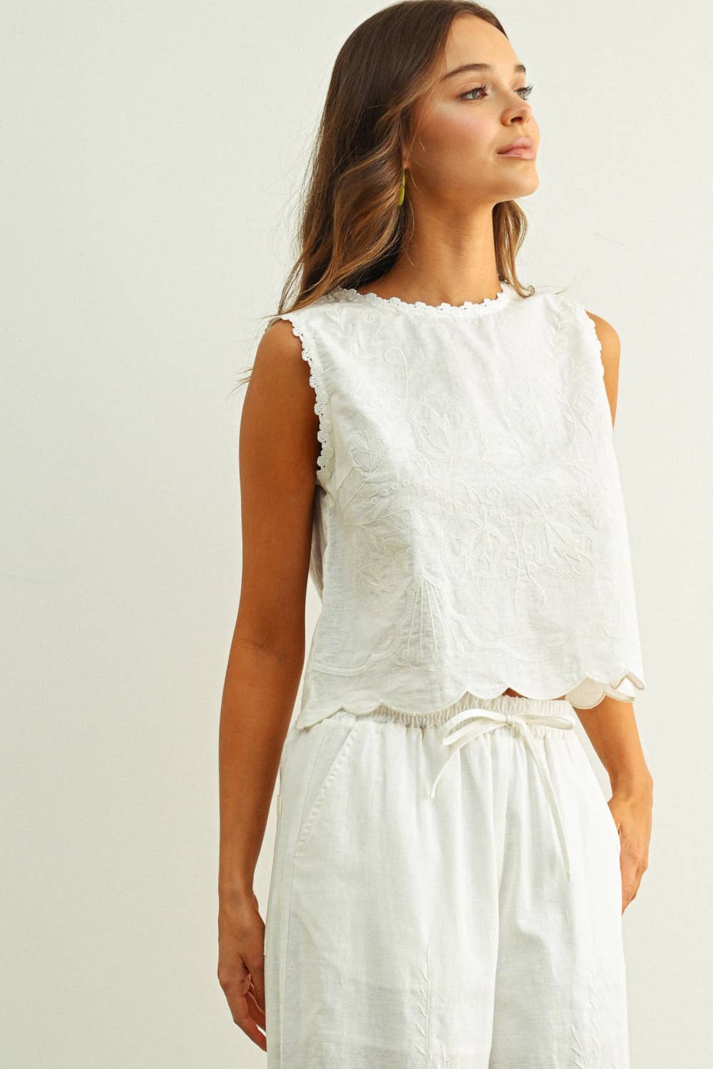 Embroidered Summer Top