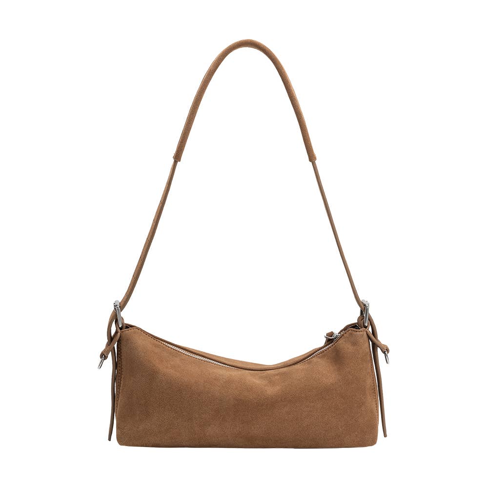 Valeria Camel Shoulder Bag