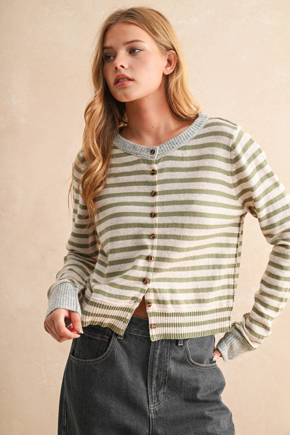 Sammie's Stripe Cardigan