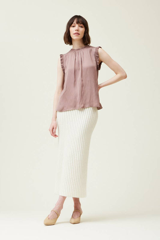 Ruffle Sleeve Blouse