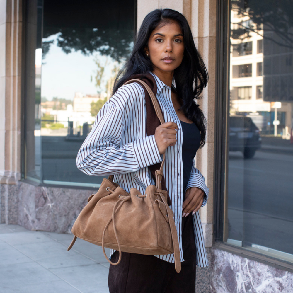 Rhuby Camel Shoulder Bag