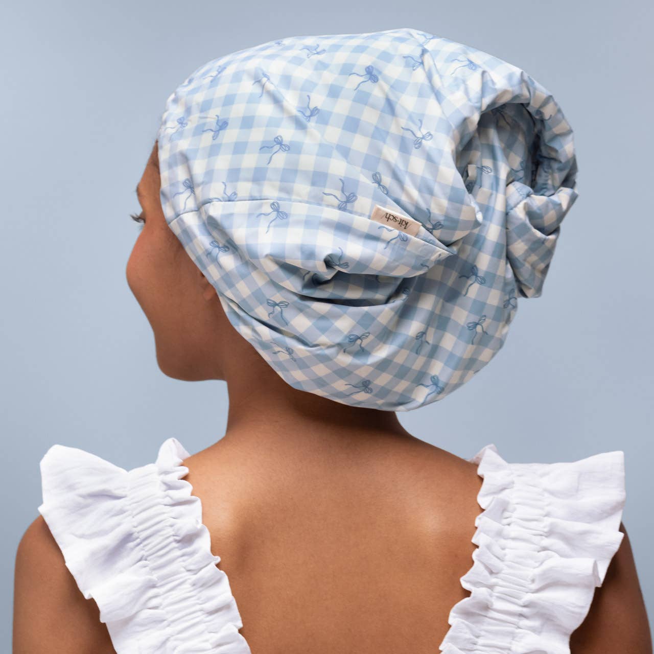 Satin Lined Flexi Shower Cap