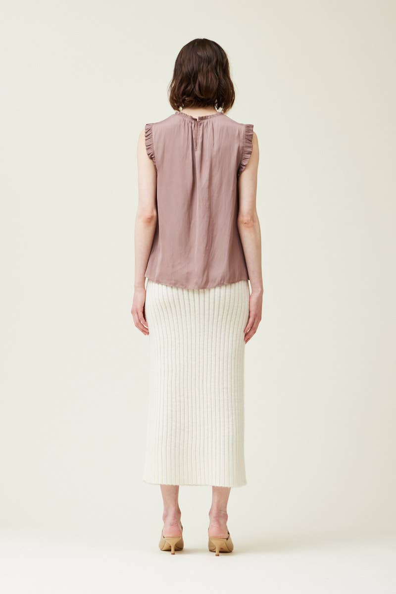 Ruffle Sleeve Blouse