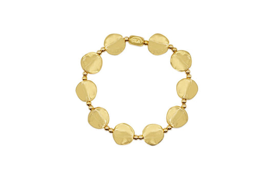 Hammered Stretch Bracelet "All In"
