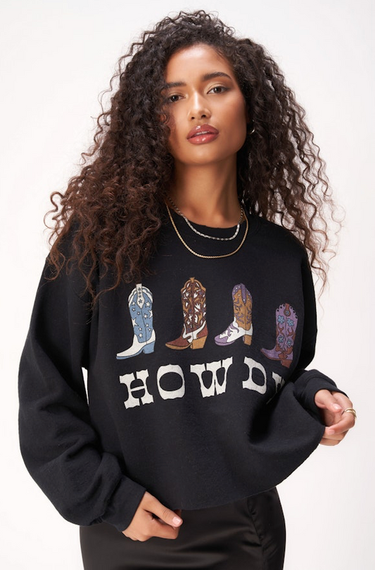 Howdy Boots Sweatshirt