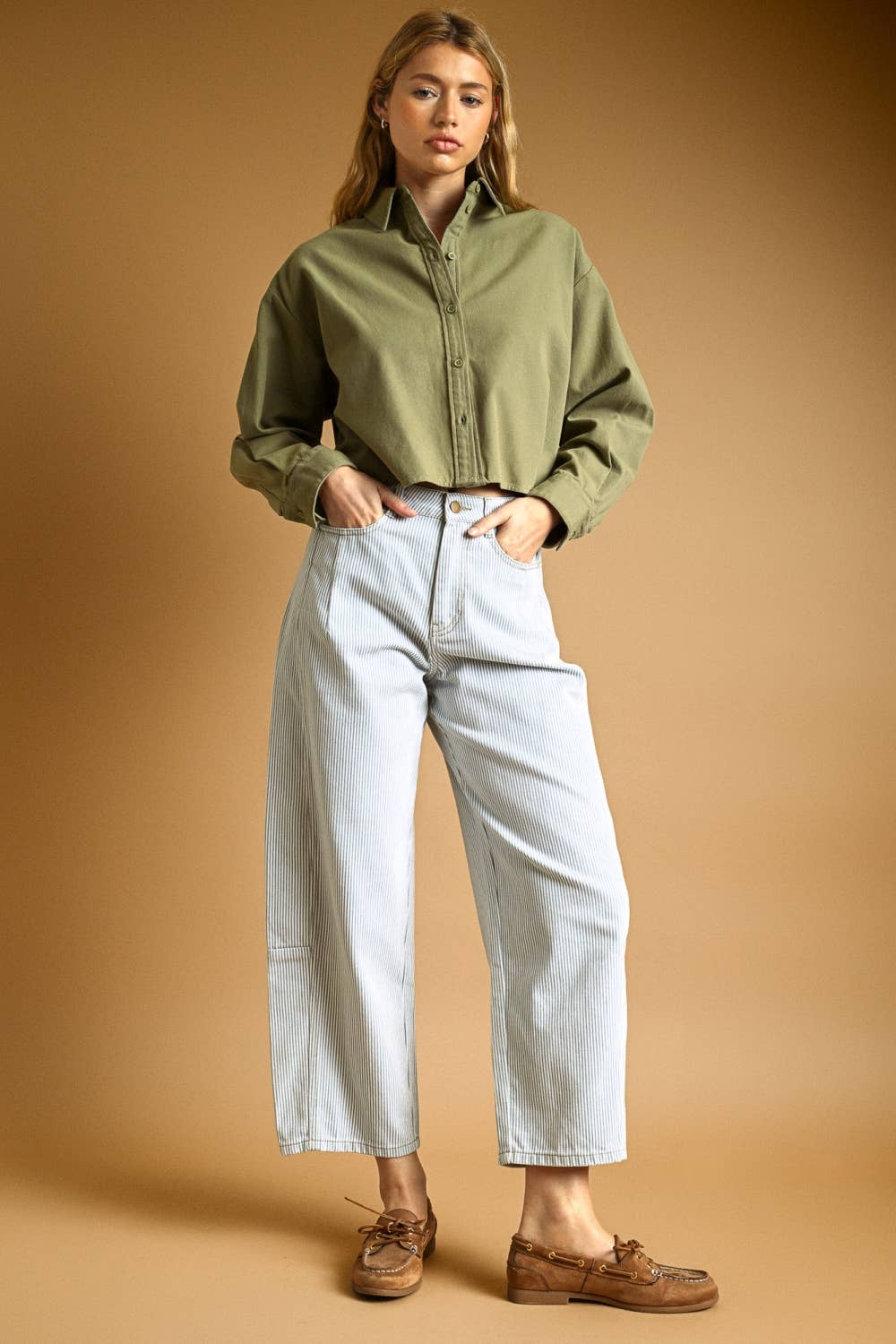 Cropped Work Shirt