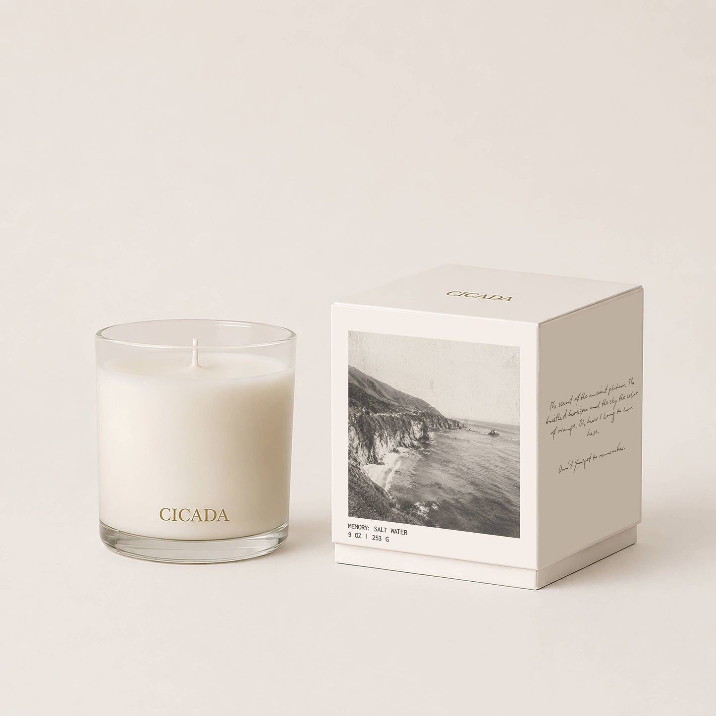 Salt Water Candle