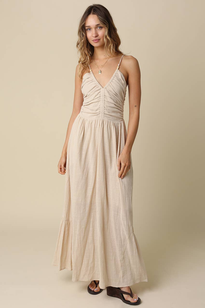 Mary V-Neck Maxi Dress