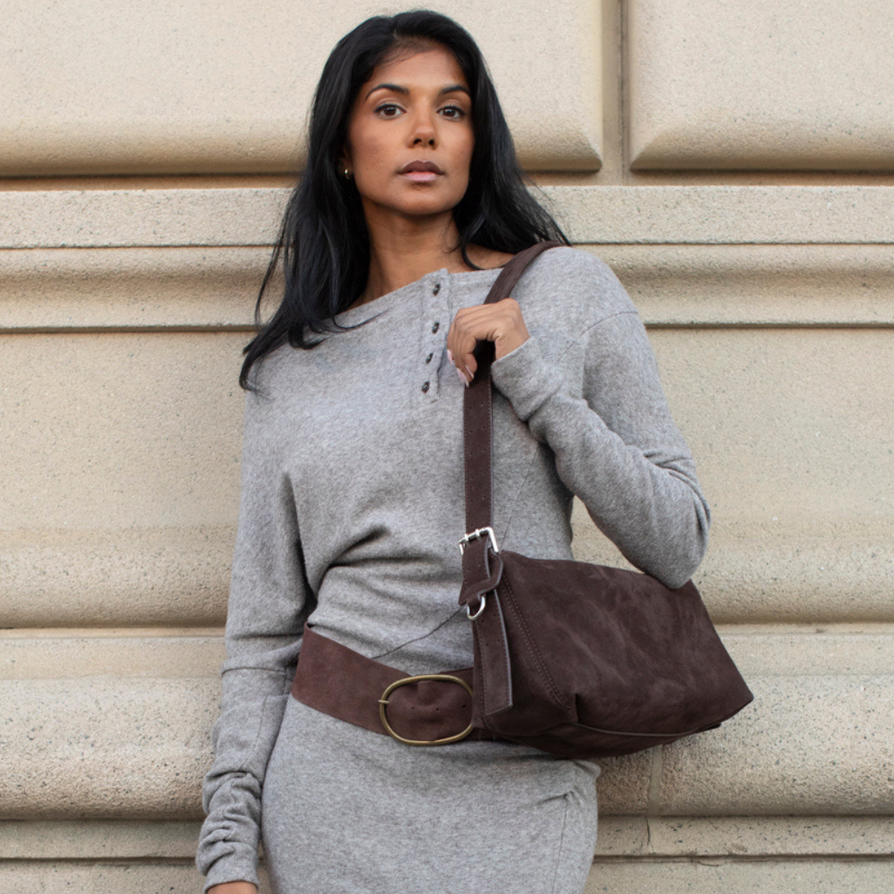Valeria Olive Shoulder Bag