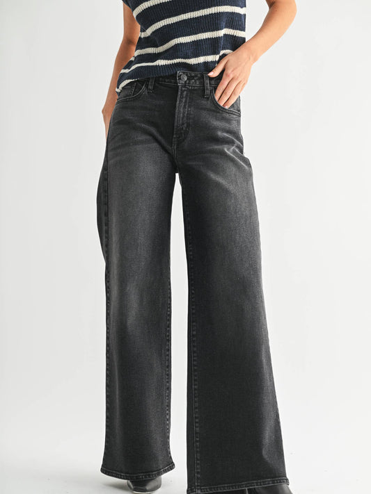 Black Ultra Wide Leg