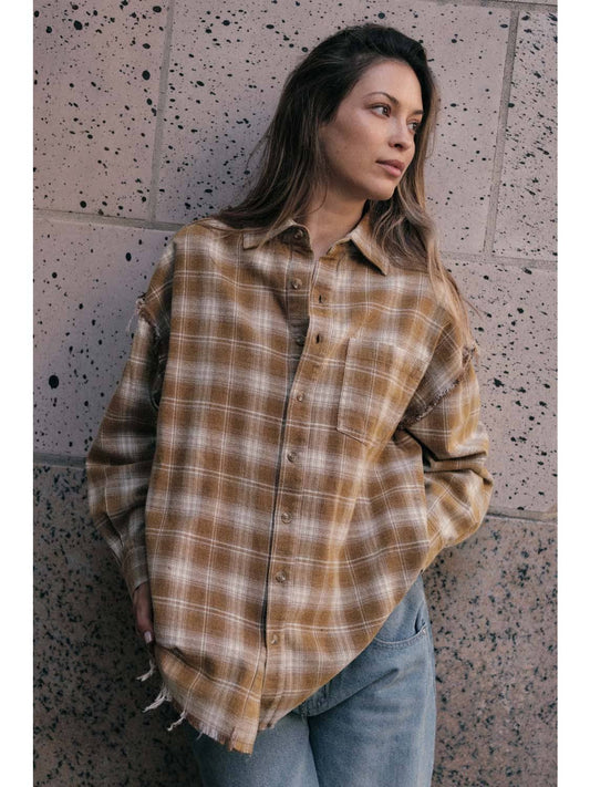 Raw-Edge Plaid Flannel