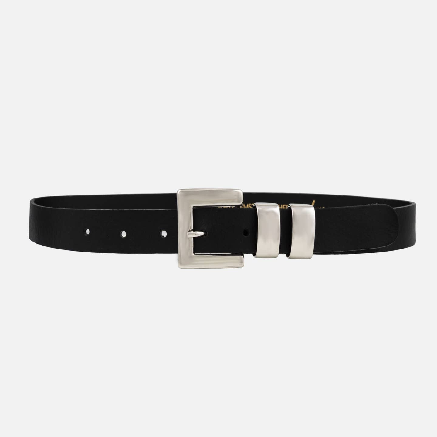 Dalia | Luxe Belt w/ Silver Buckle