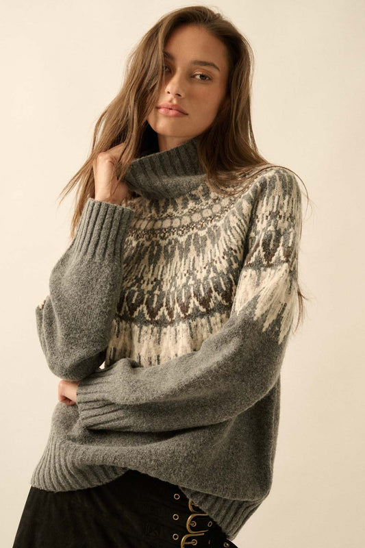 Fair Isle Turtleneck