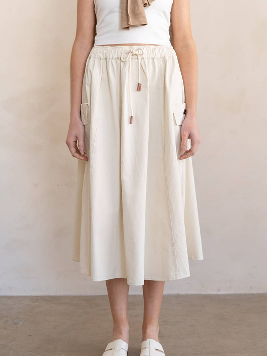 Utility Midi Skirt