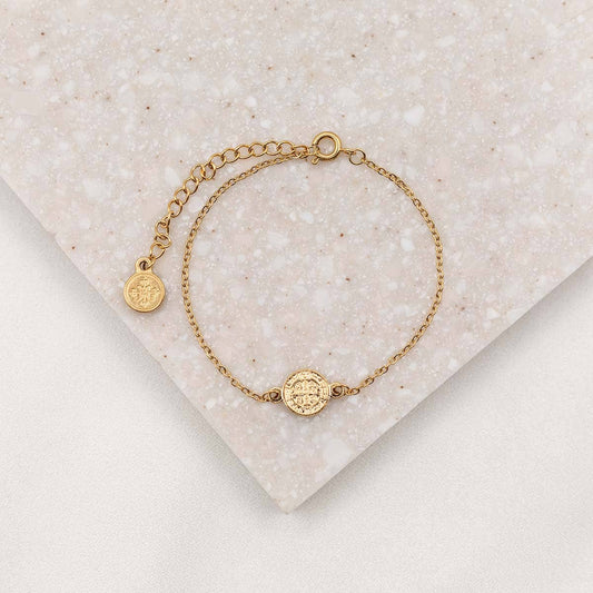Breathe Chain Bracelet ~ Gold