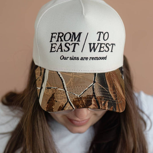 "From East to West" Trucker Hat