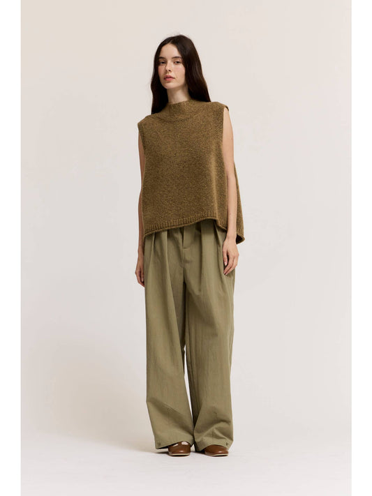 Mockneck Shell Sweater