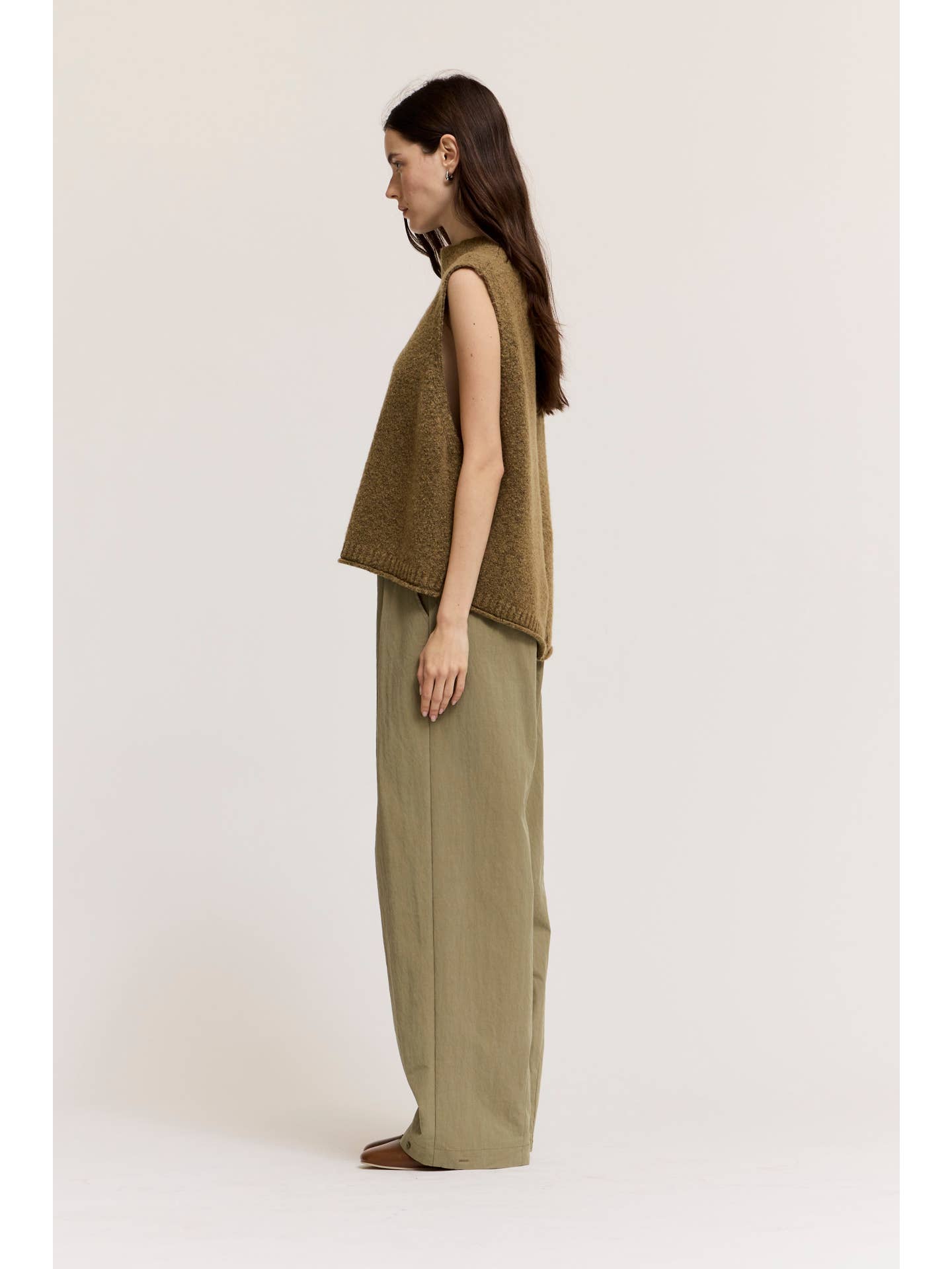 Mockneck Shell Sweater