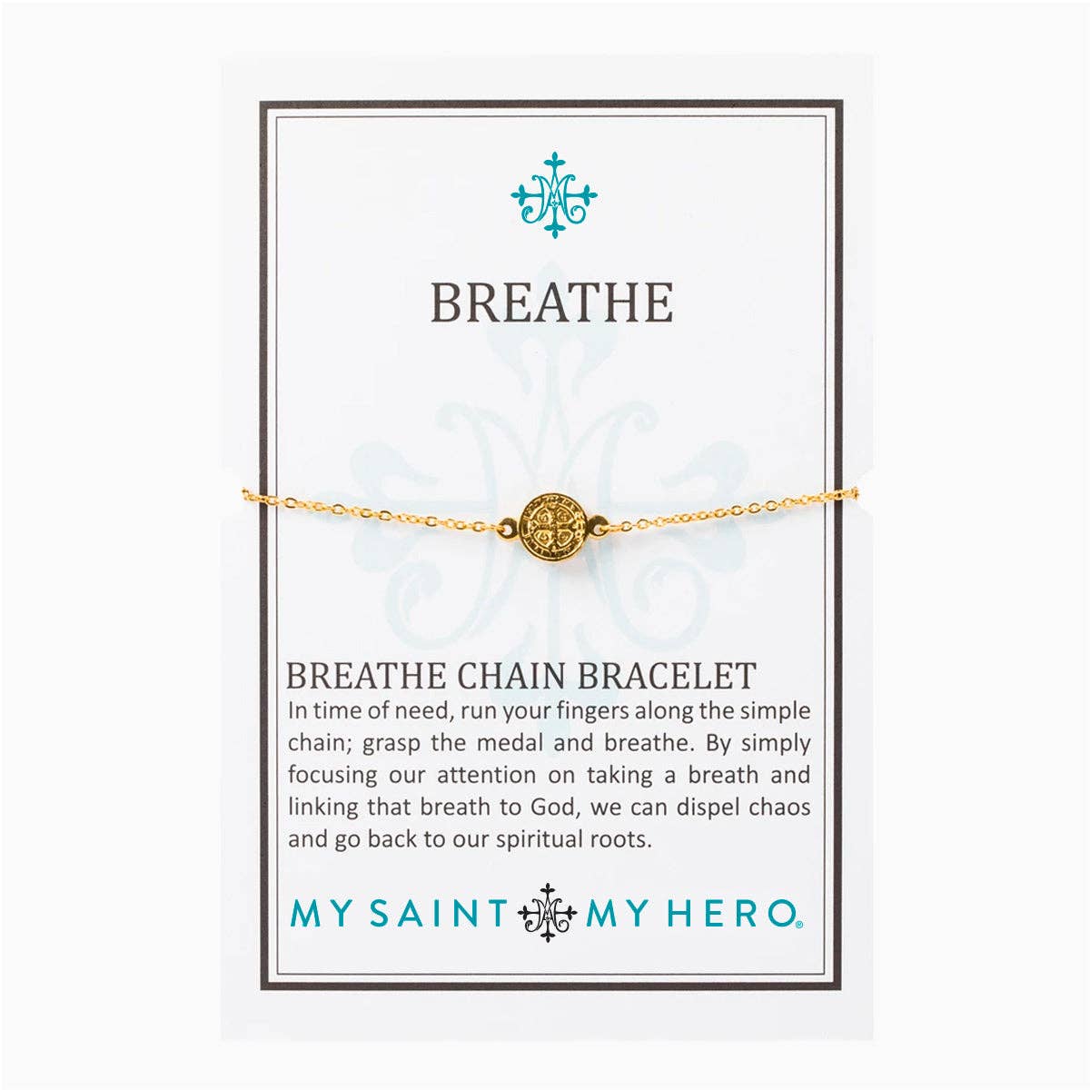 Breathe Chain Bracelet ~ Silver