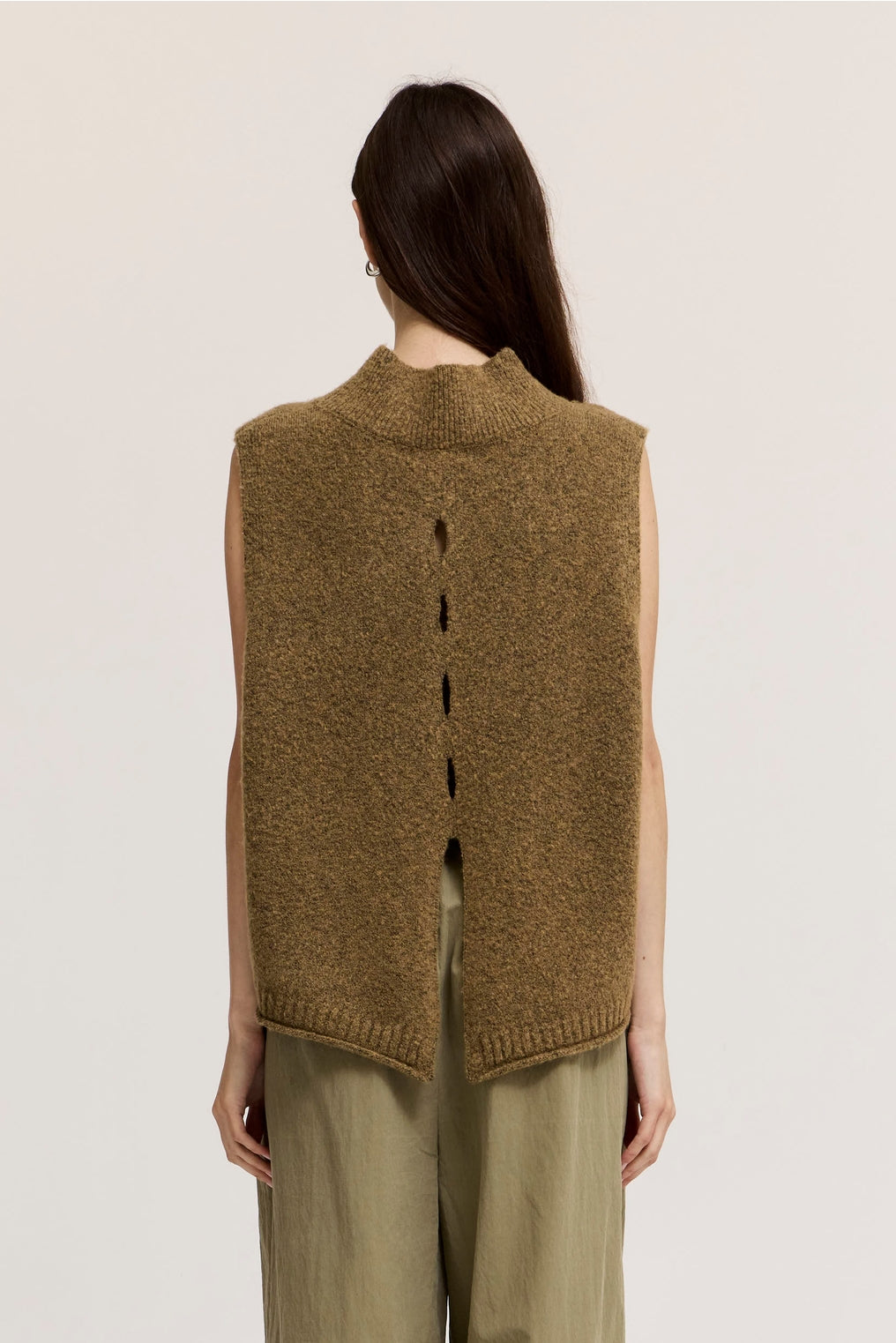 Mockneck Shell Sweater