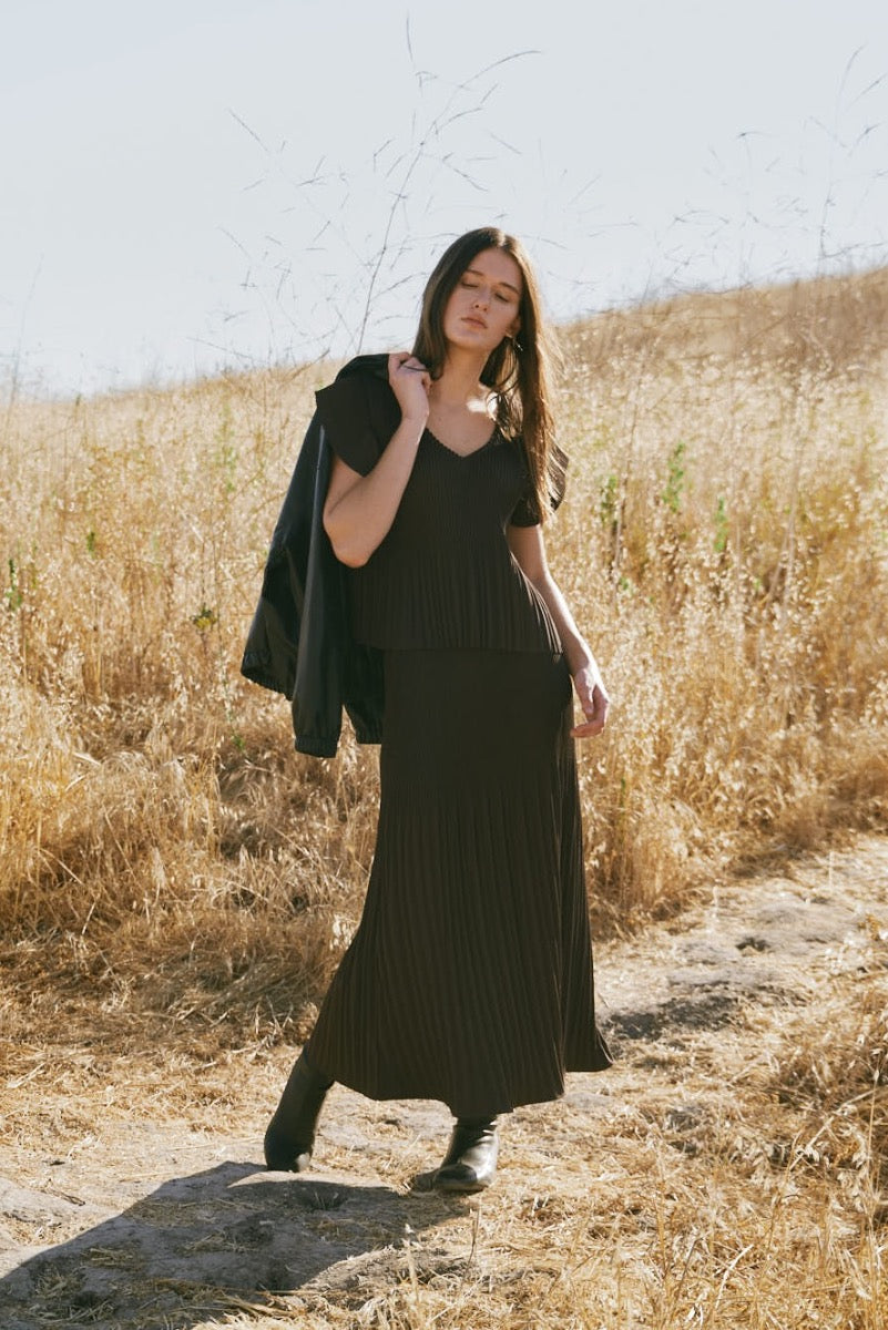 Aubrey's Pleat Skirt