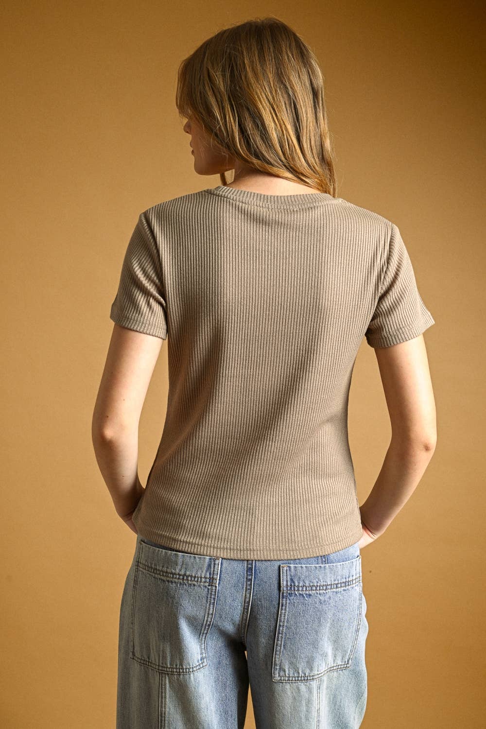 Ribbed Tee