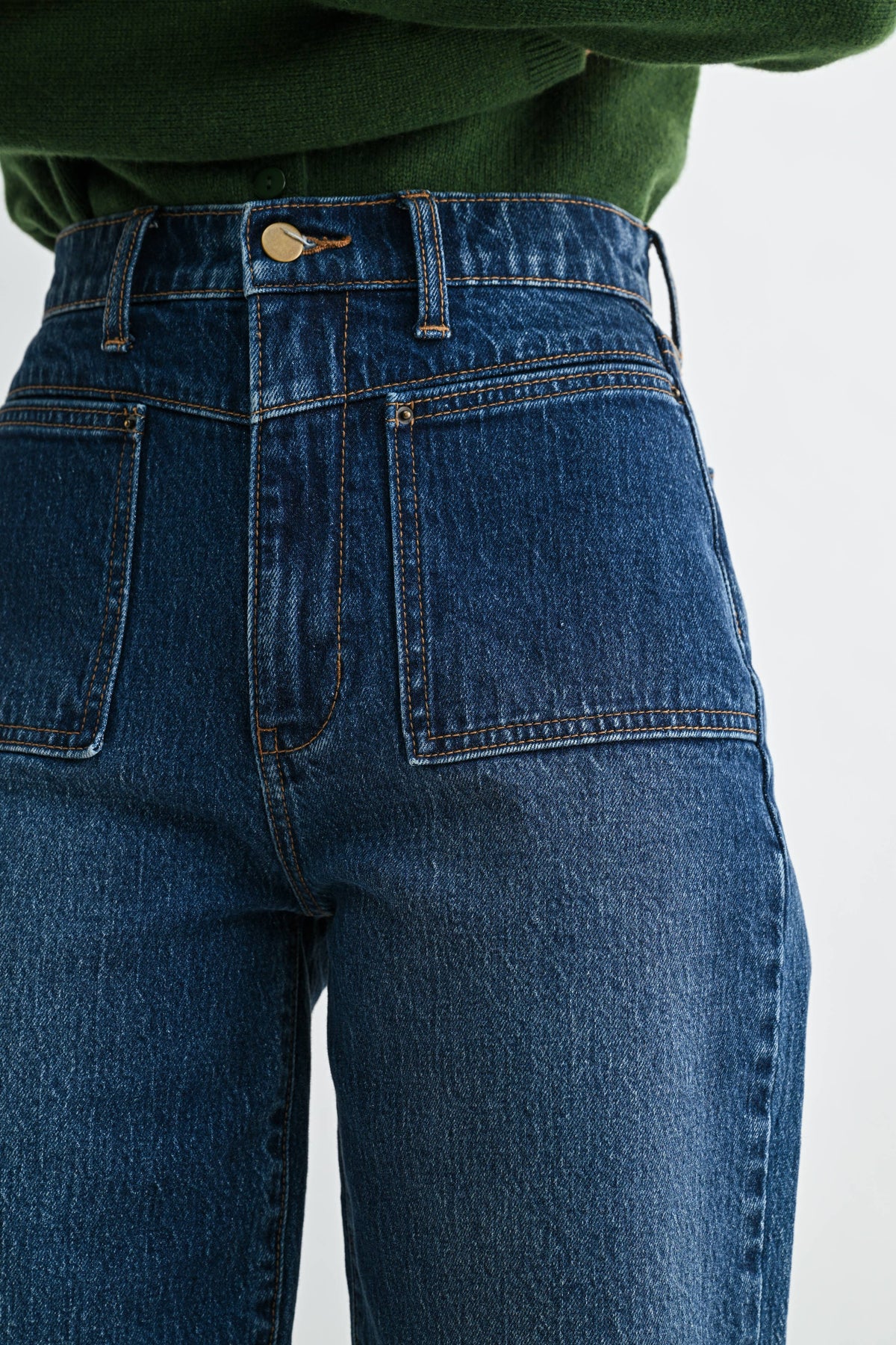 Noa Square Patch Pocket Straight