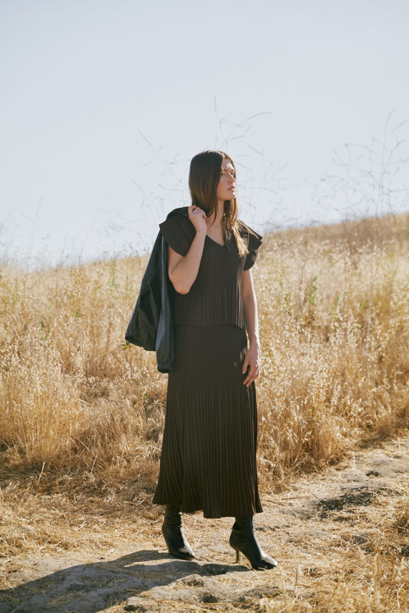 Aubrey's Pleat Skirt