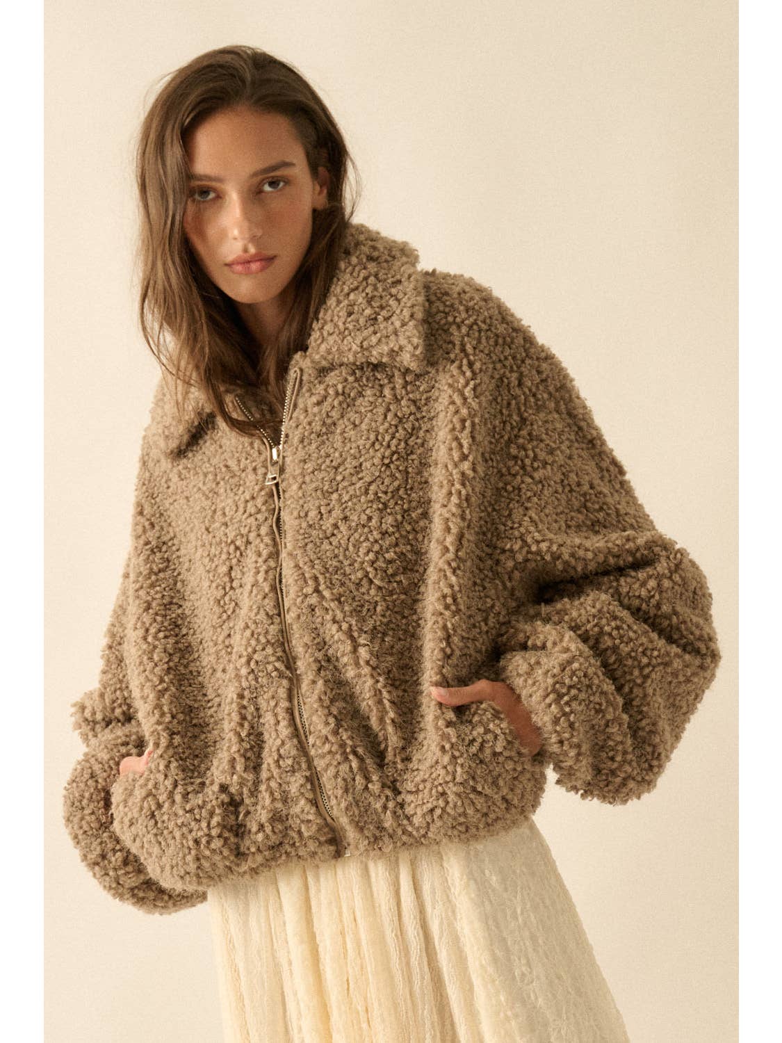 Faux Shearling Jacket