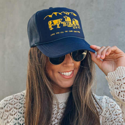 "Love Till Cows Come Home" Trucker Hat