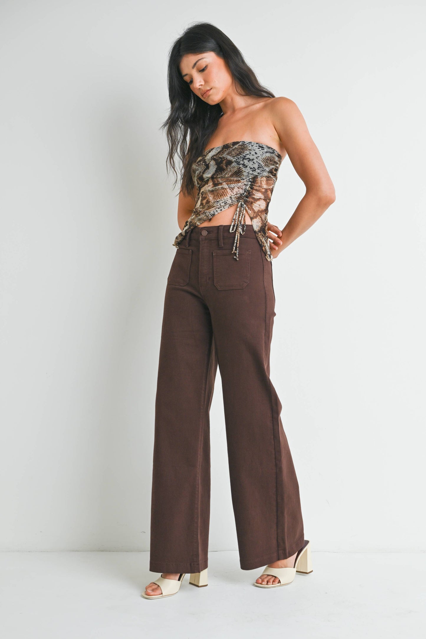 Mini Patch Pocket Jeans