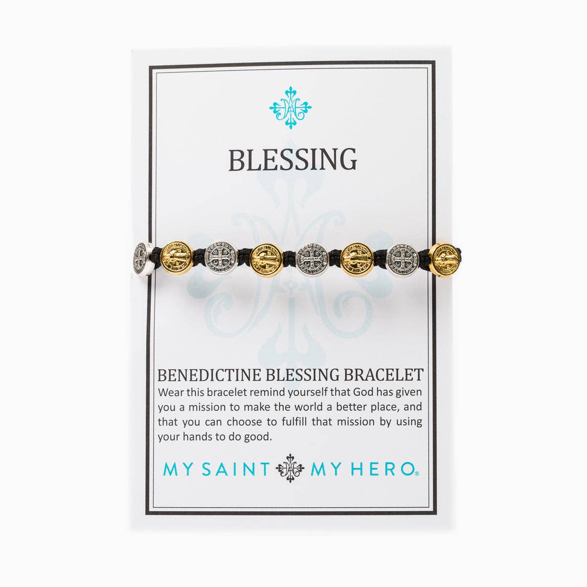 Benedict Blessing Bracelet ~ Gold