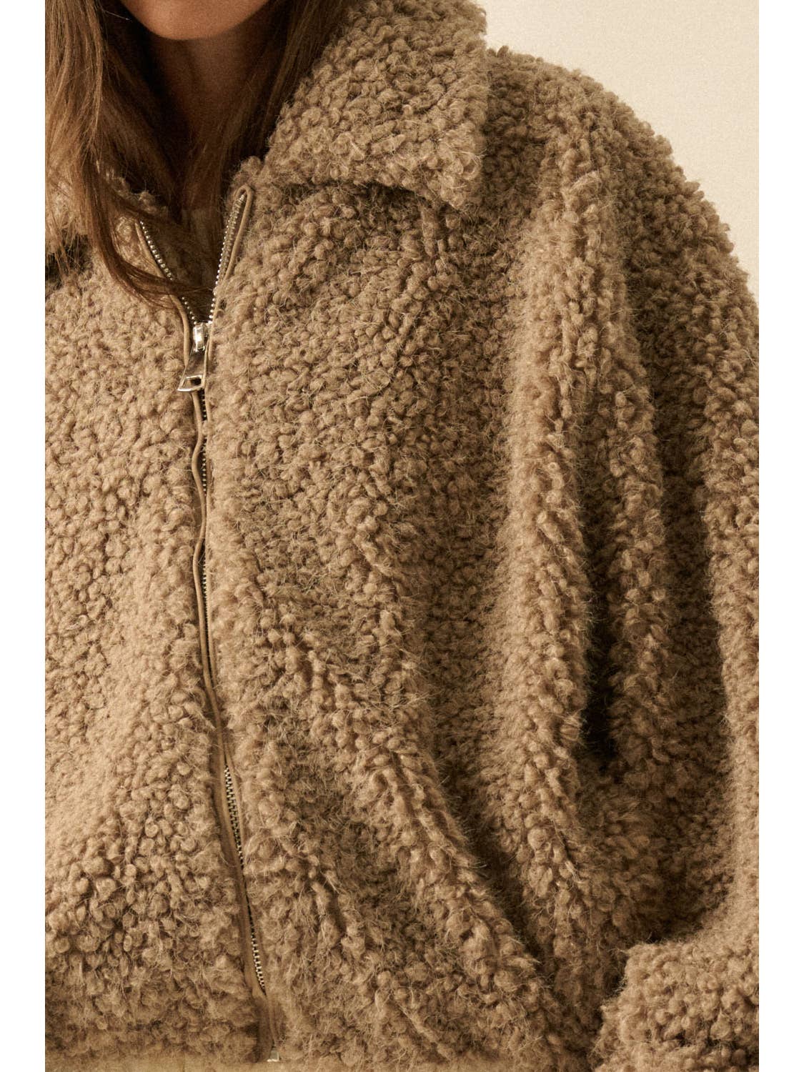 Faux Shearling Jacket