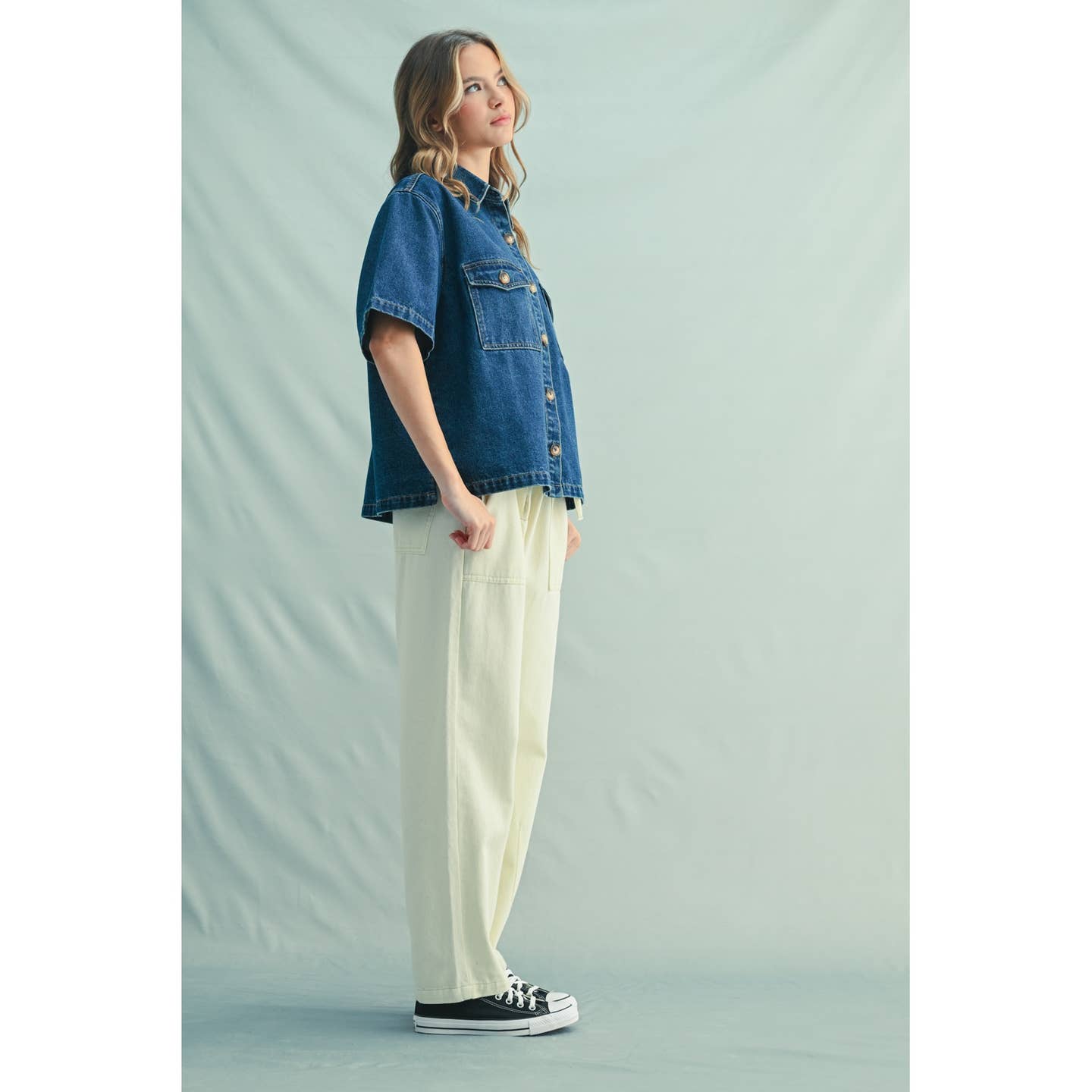 Denim Button Up