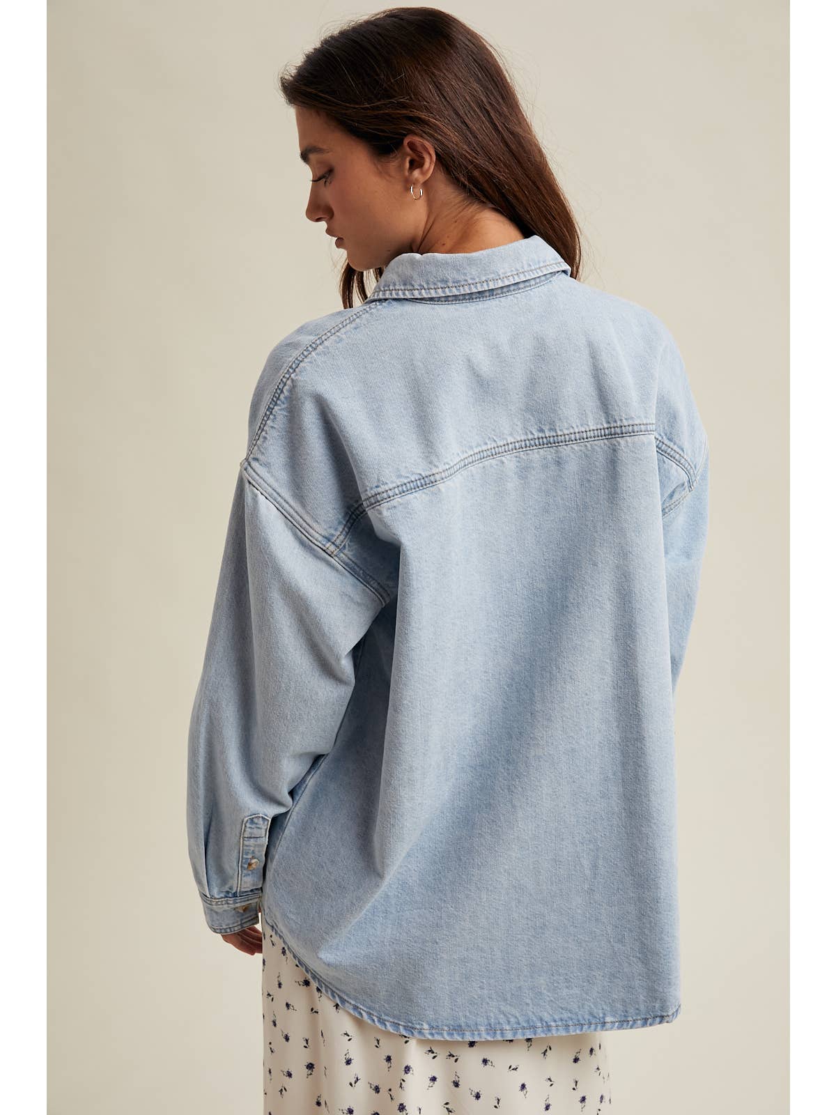 Oversized Denim Shirt