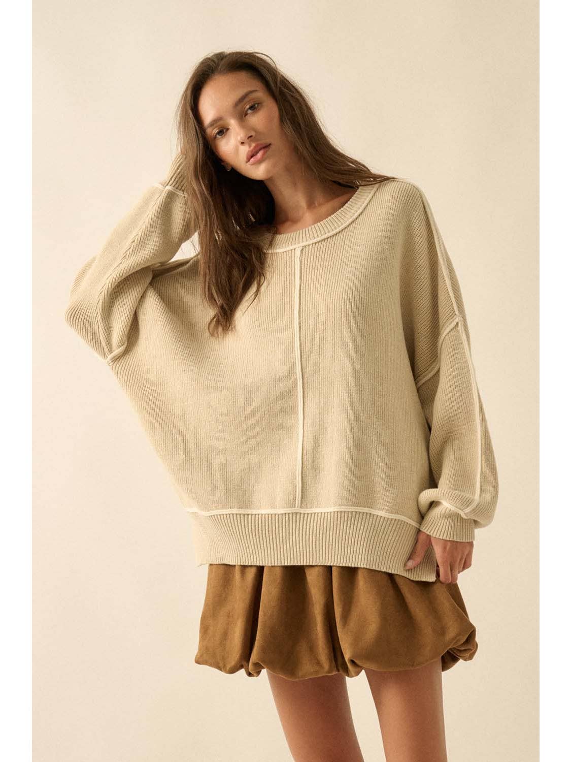 Seams Out Sweater