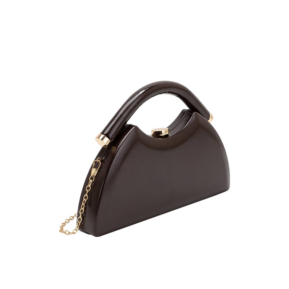 Roz Espresso Top Handle Bag