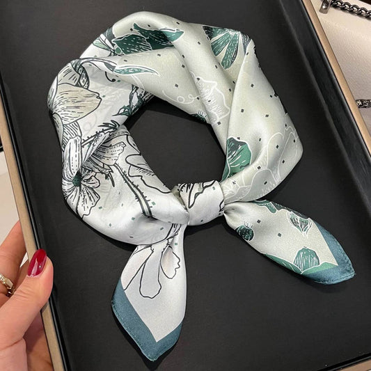 Floral Silk Scarf