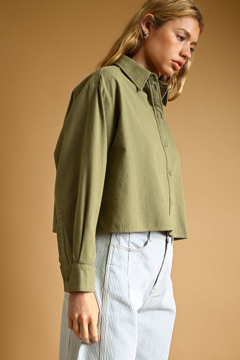 Cropped Work Shirt