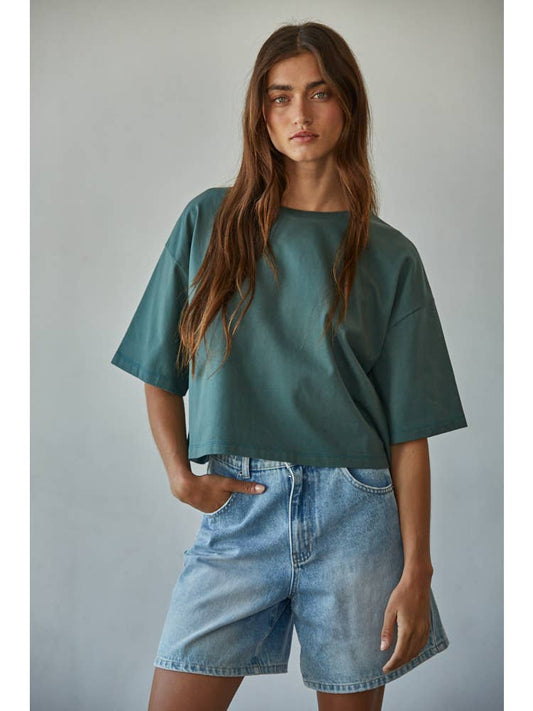 Boxy Crop Tee