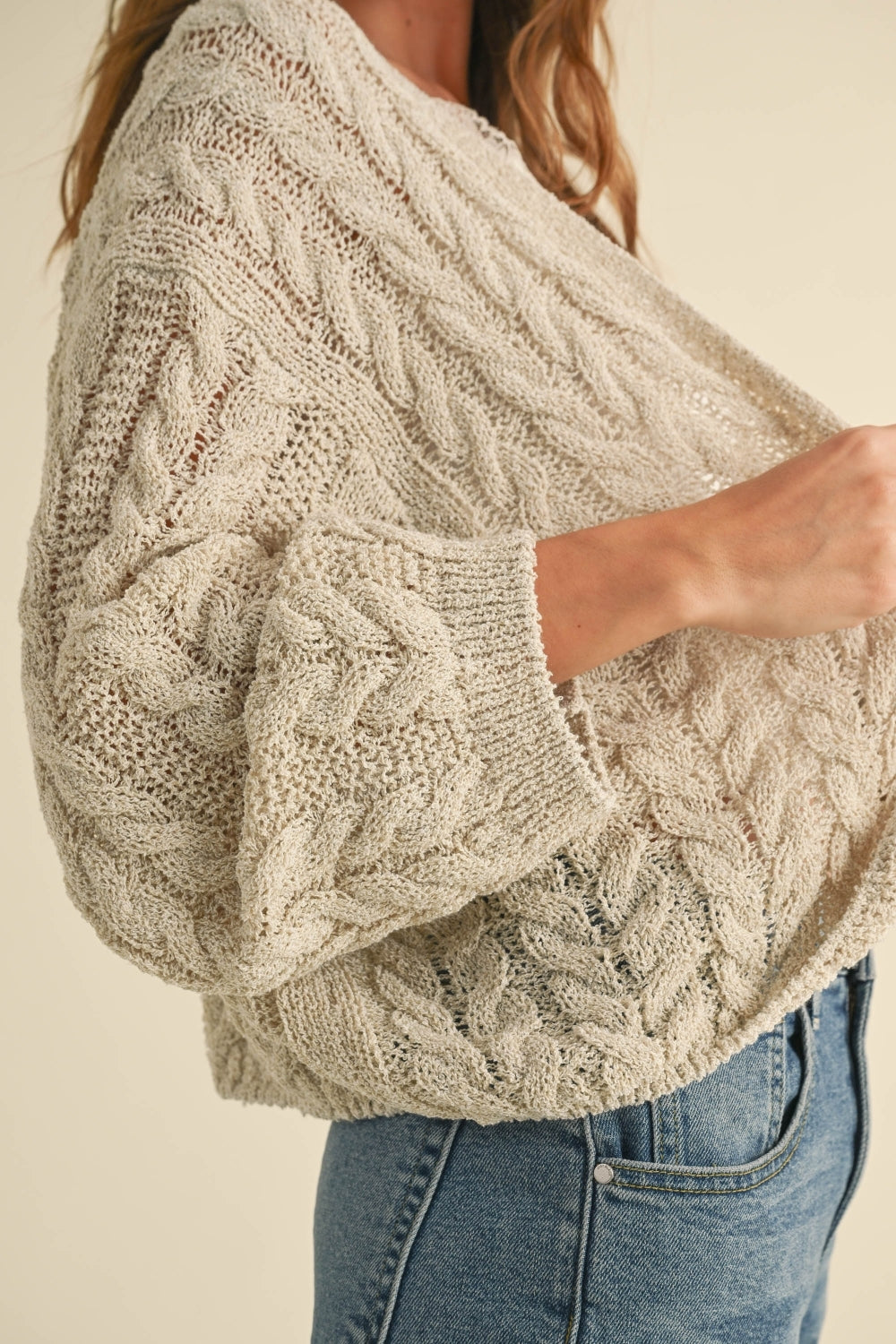 Light Cable Cardigan