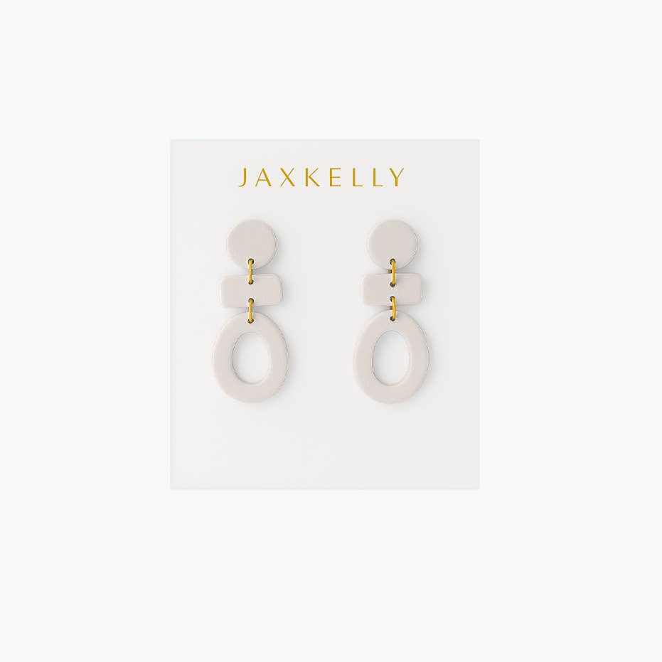 Three Tier Clay Earring